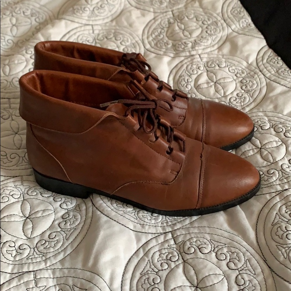Vintage Style Ankle Boots
